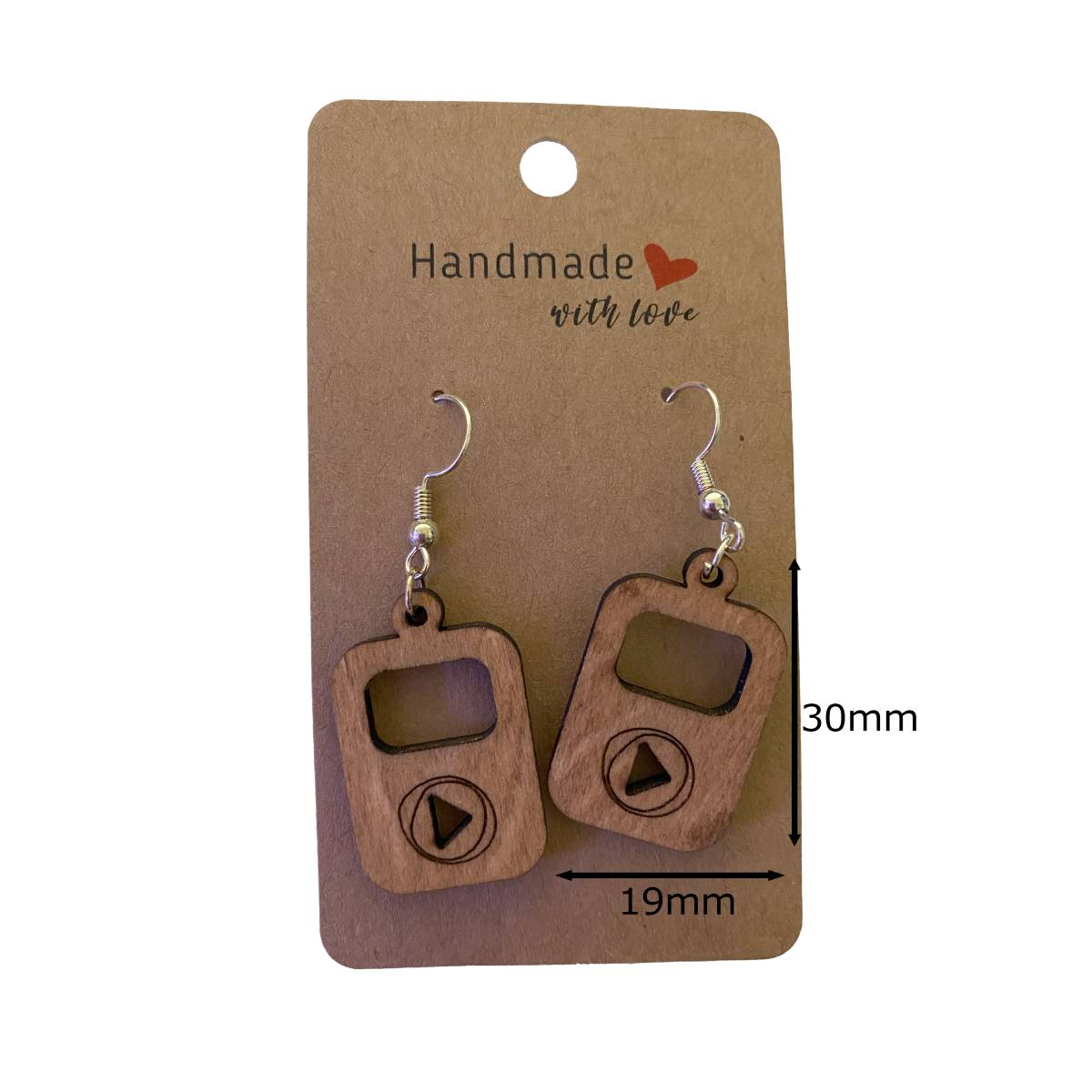 Musical Wooden Earrings