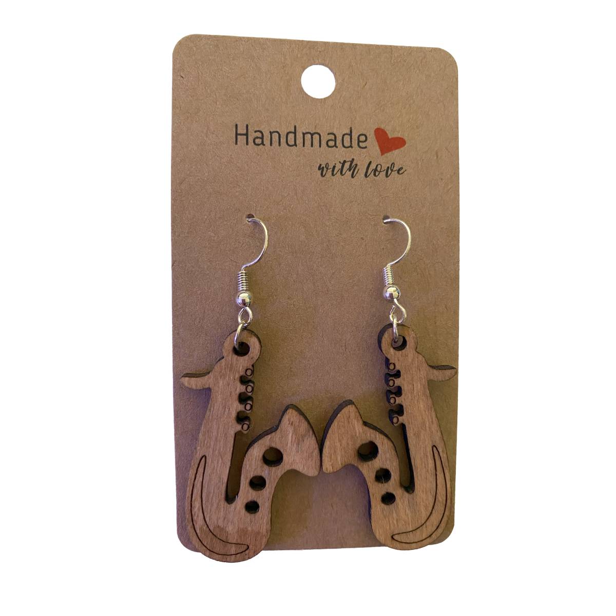 Musical Wooden Earrings