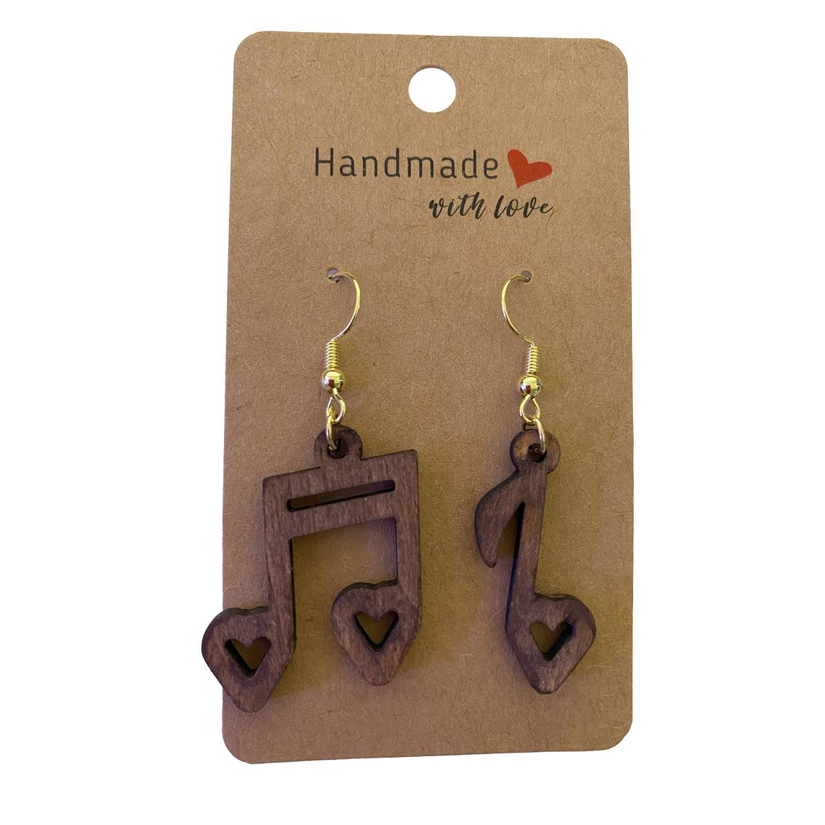 Musical Wooden Earrings