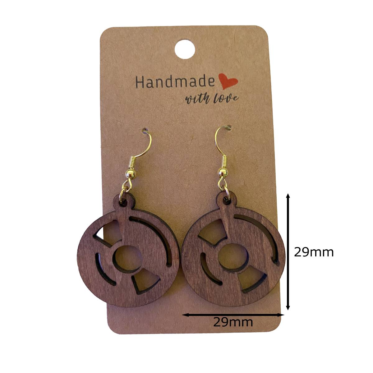 Musical Wooden Earrings