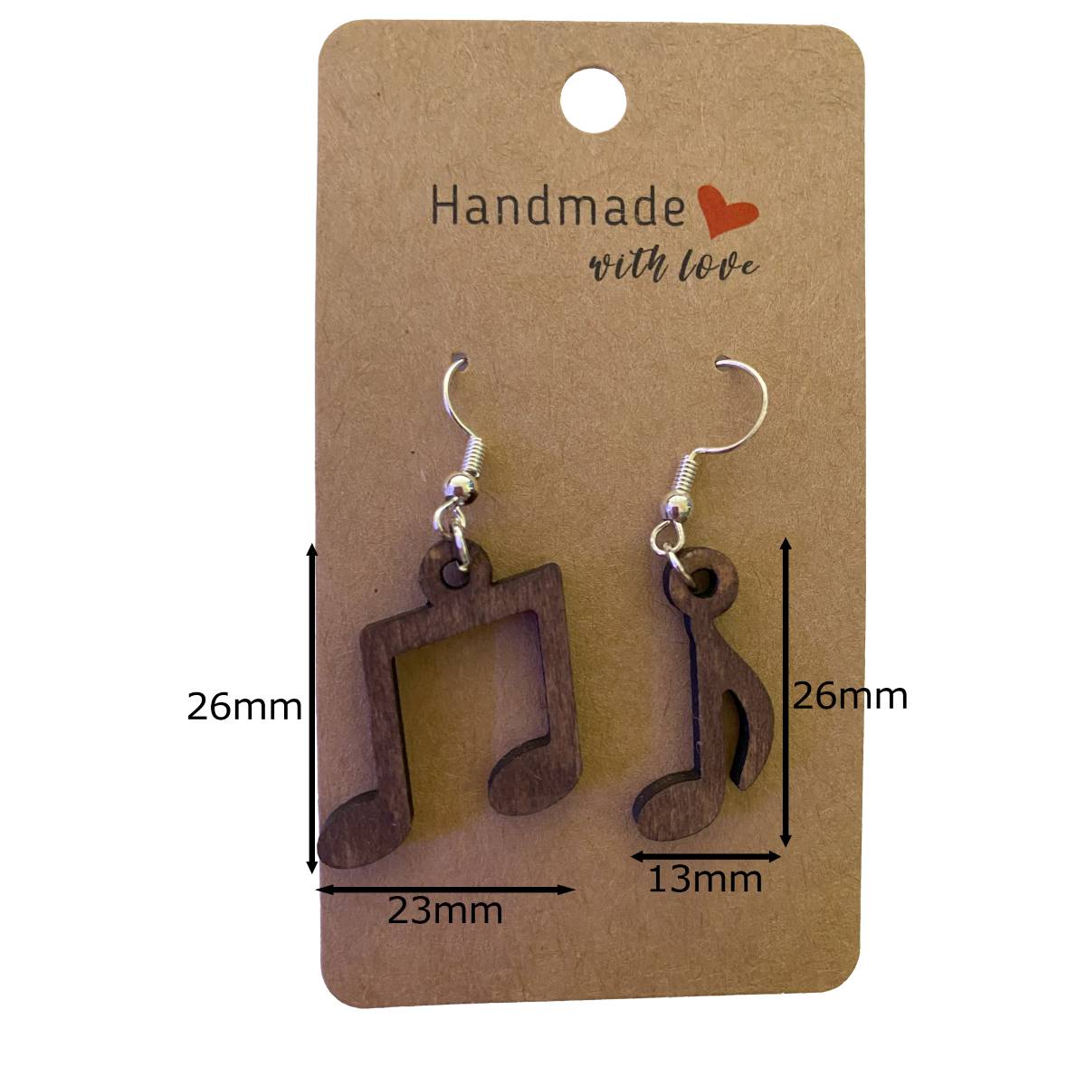 Musical Wooden Earrings