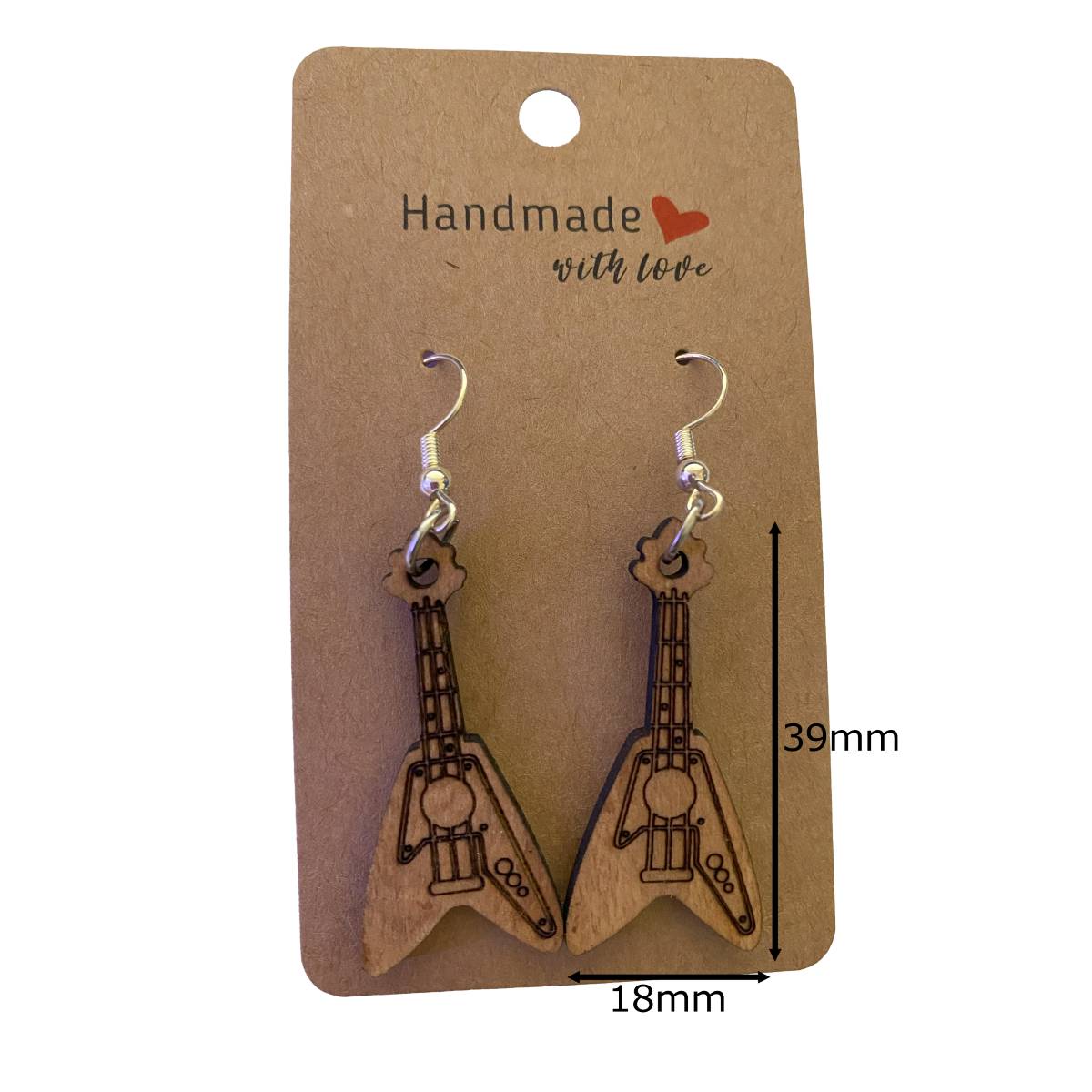 Musical Wooden Earrings