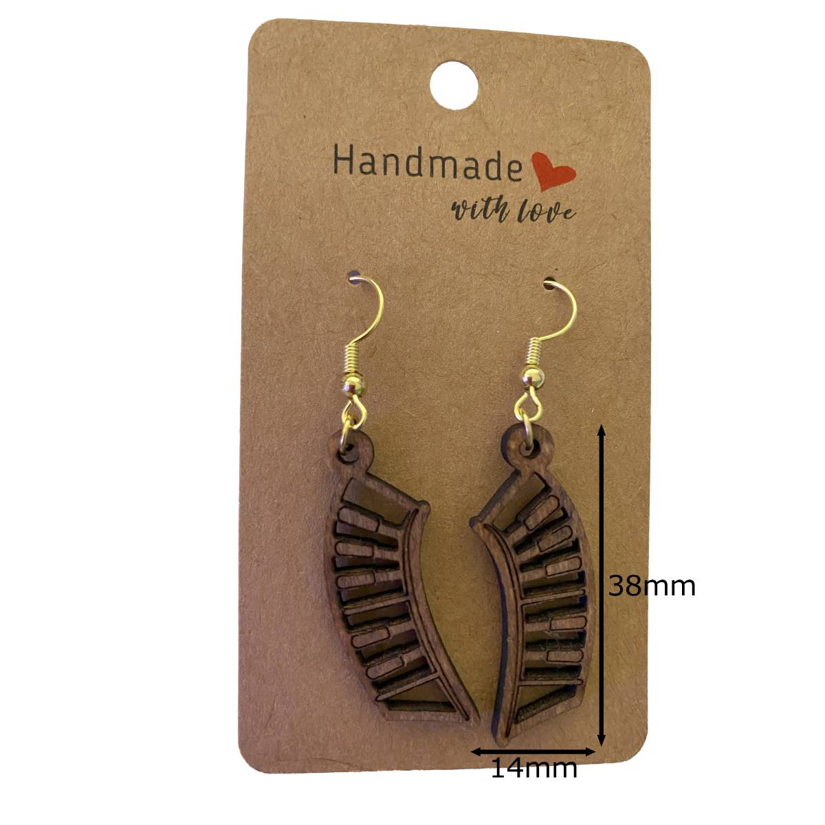 Musical Wooden Earrings
