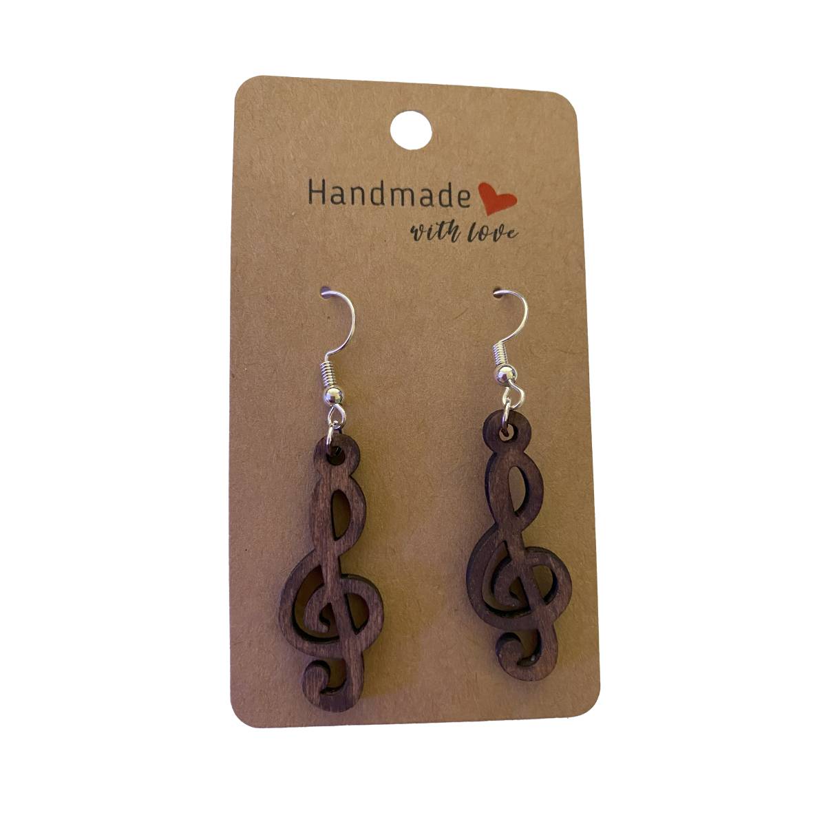 Musical Wooden Earrings