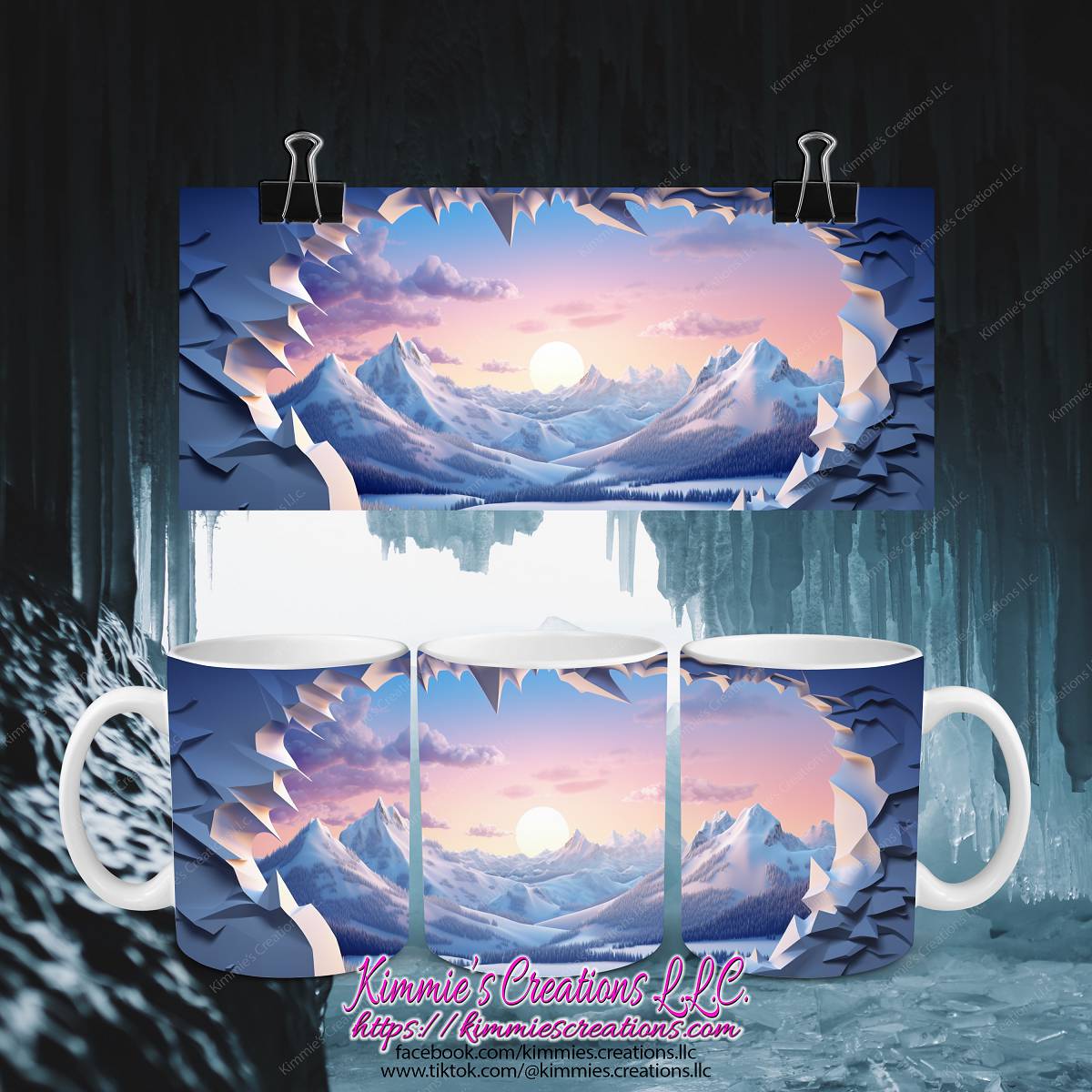 3D Cave View Mugs - Kimmie's Creations L.L.C.