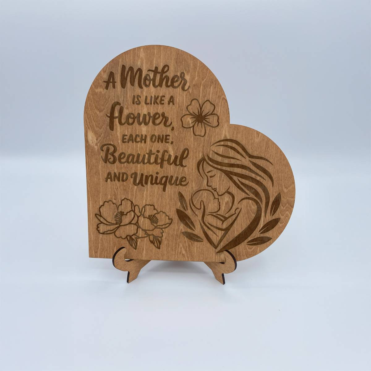 A Mother is Like a Flower Decorative Plaque - Kimmie's Creations L.L.C.