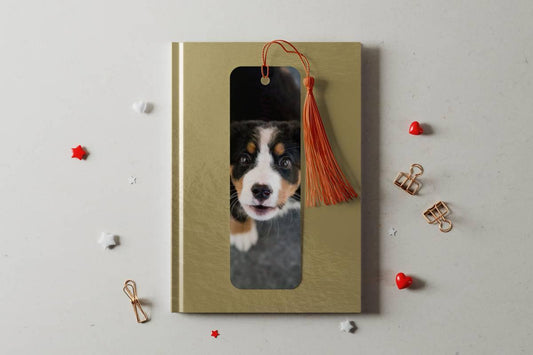 Cute Puppy bookmarks with 6 design choices - 02 - bookmark
