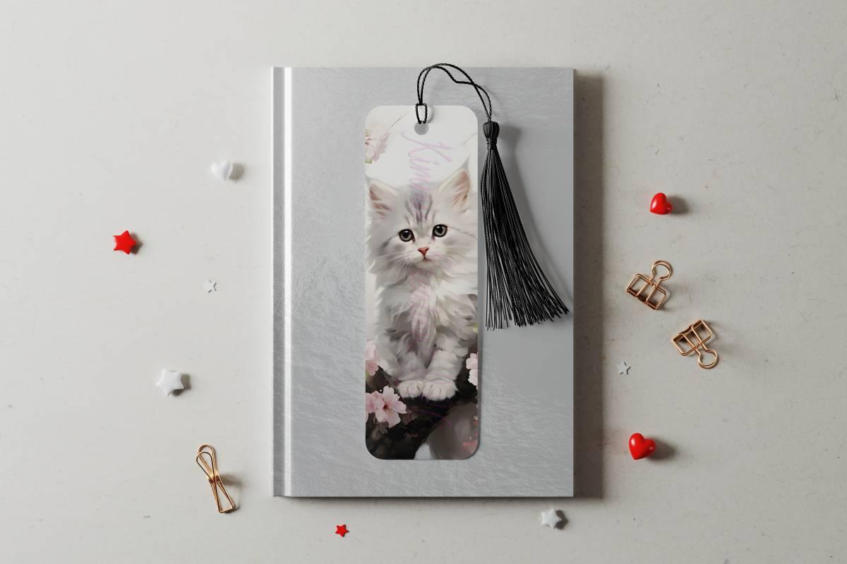 Cute Kitten bookmarks with 4 design choices - 04 - bookmark