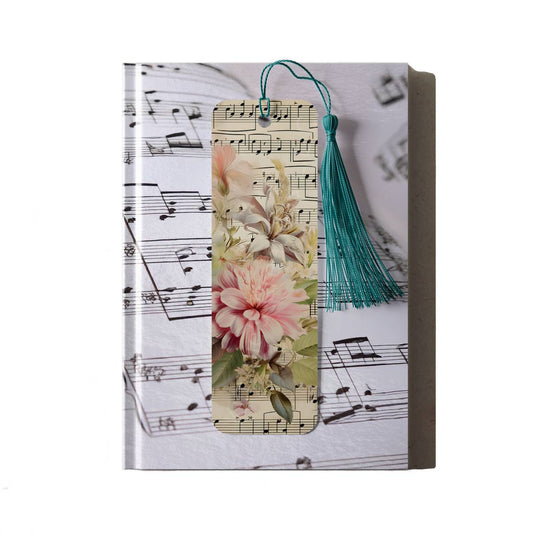 Music Oriented bookmarks with 10 design choices - 02 - bookmark