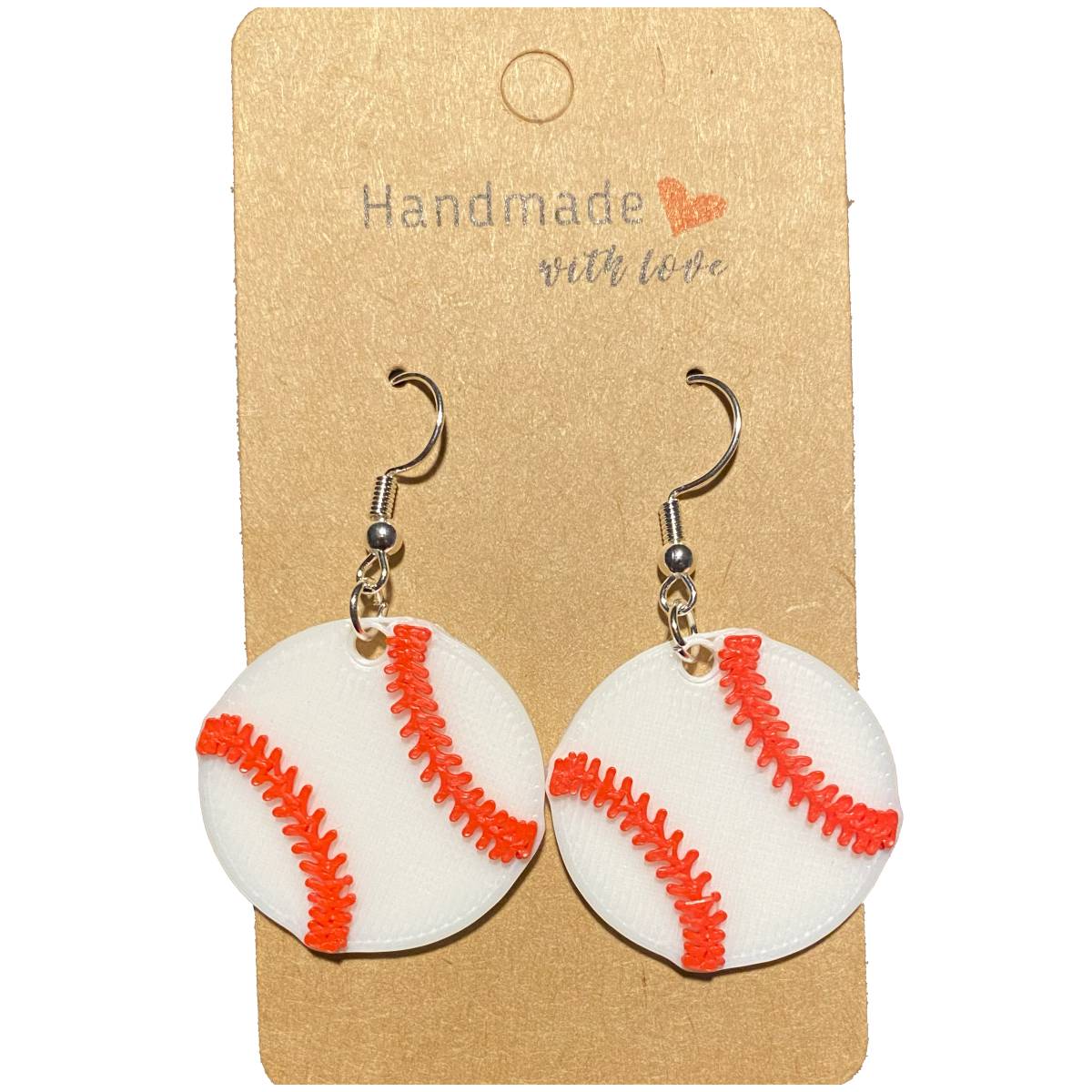 Baseball Earring Set