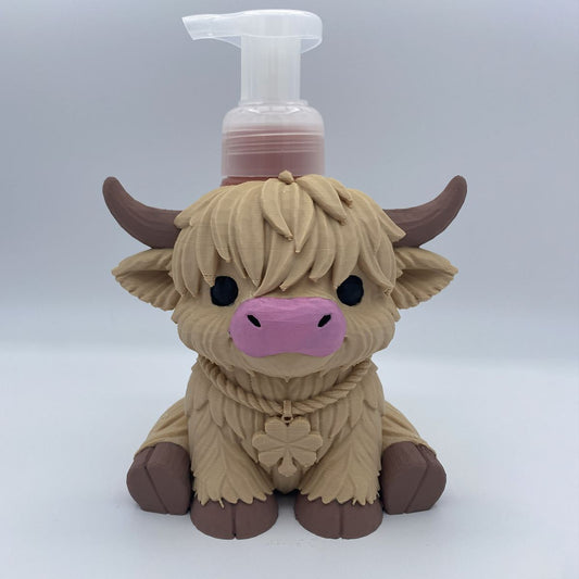 Bed Bath & Moo BBW Soap Holder - Funny Cow Soap Dispenser Holder