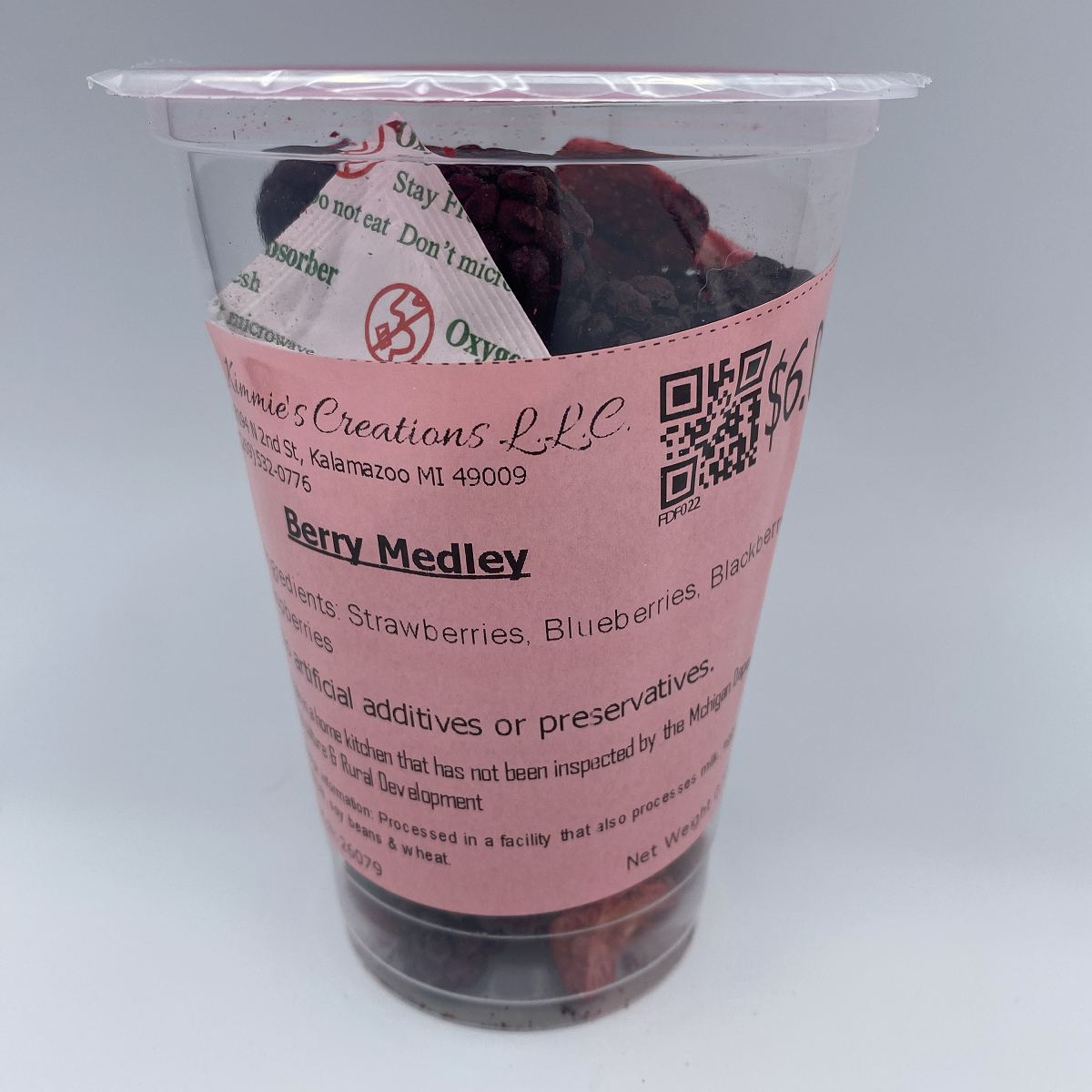 Berry Medley Freeze-Dried Fruit Snack - Strawberries, Blueberries, Blackberries & Raspberries