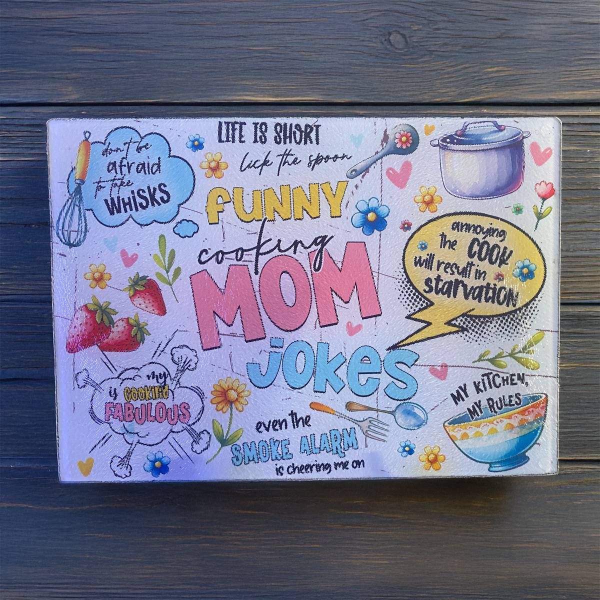 Mom Cooking Jokes Cutting Boards