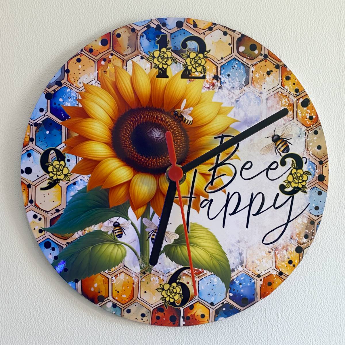 Bee Happy Clock