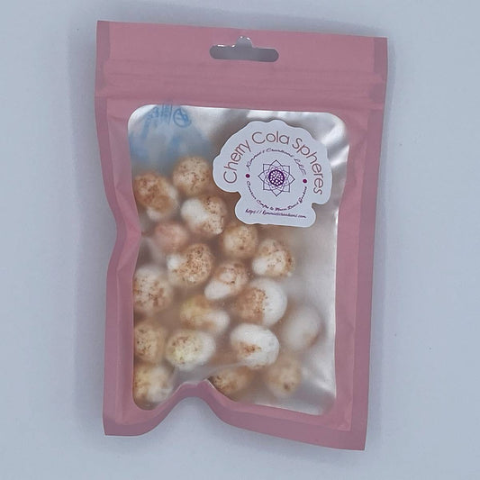 Cherry Cola Spheres - 1 oz - freeze-dried candy