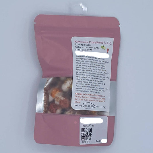 Chili-lime Fruit Bursts - 1 oz - freeze-dried candy