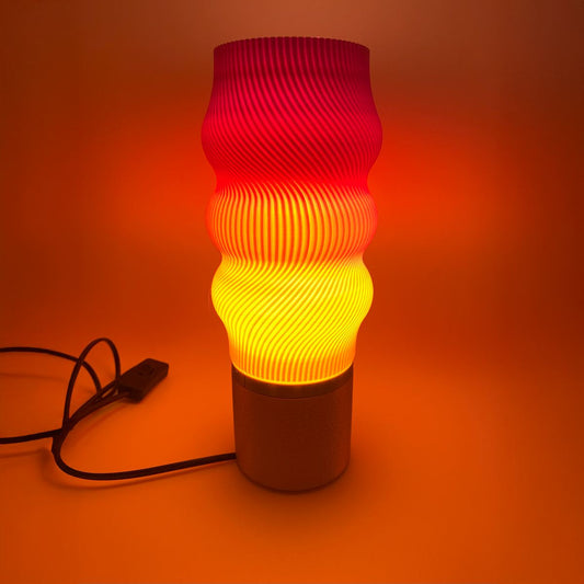Rainbow Wave LED Lamp 3D print