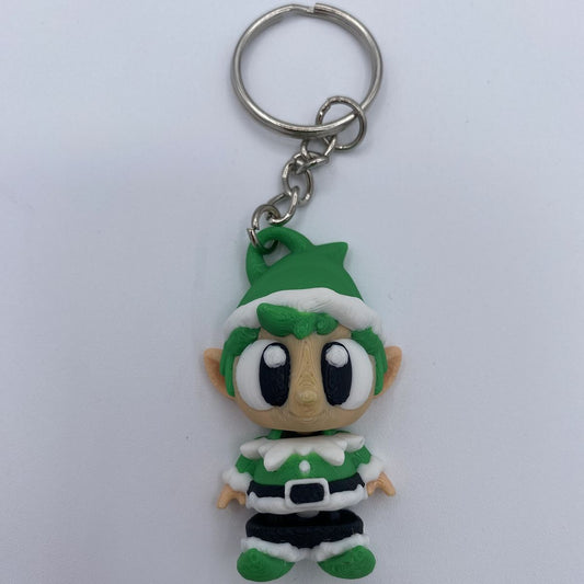 Elf flexi Keychain 3d print