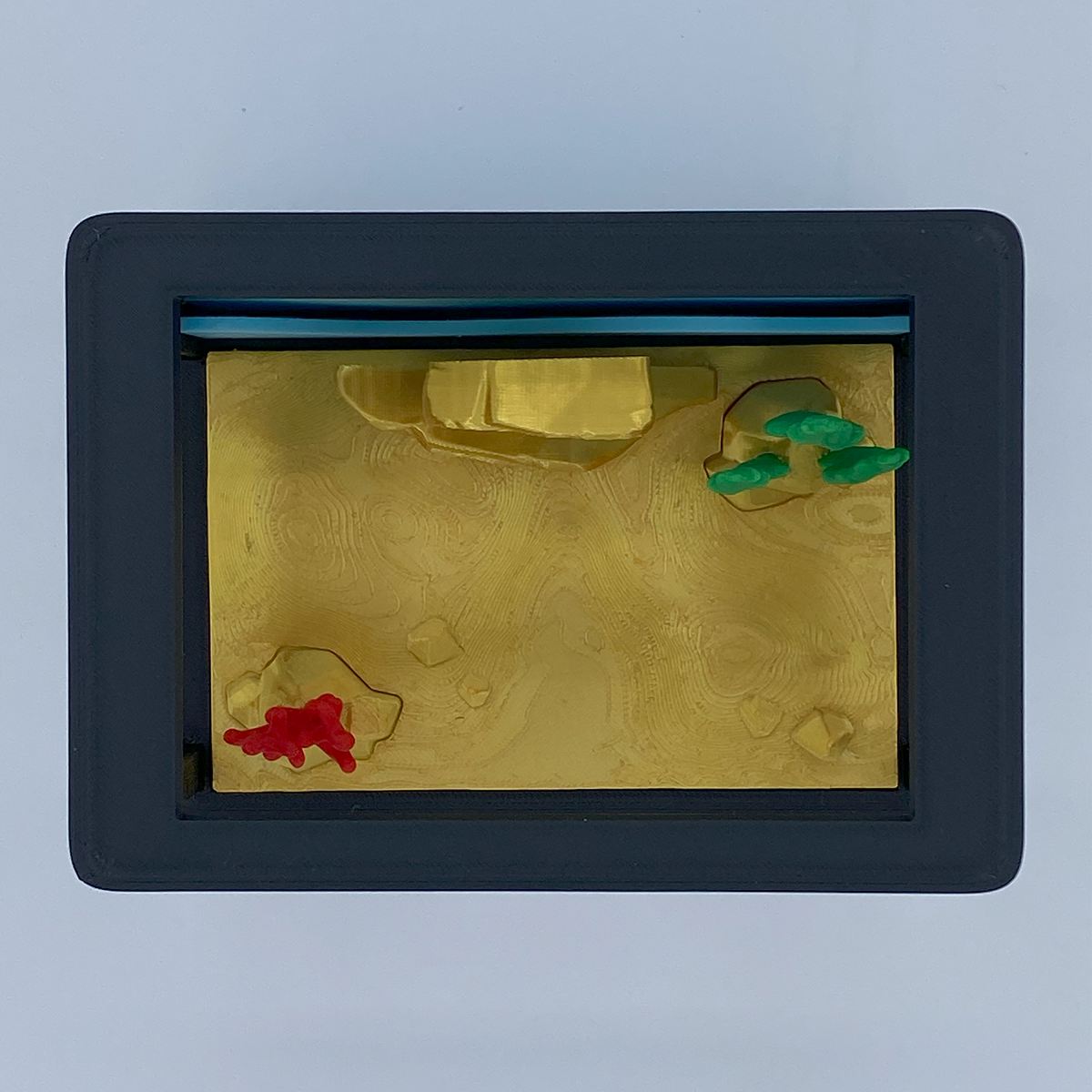 Aquarium with Coral, Algae and a Clownfish 3D print