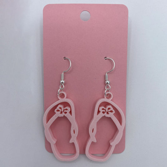 Flip Flops Earring Set - 3D Printed Summer Beach Earrings