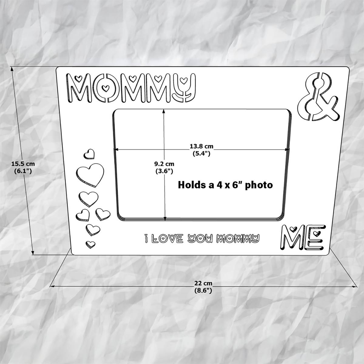 Mommy & Me Picture Frame - Kimmie's Creations L.L.C.