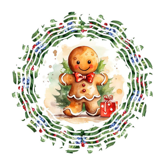 Whirling Delight: Gingerbread Magic! - a Wind Spinner - wind spinner