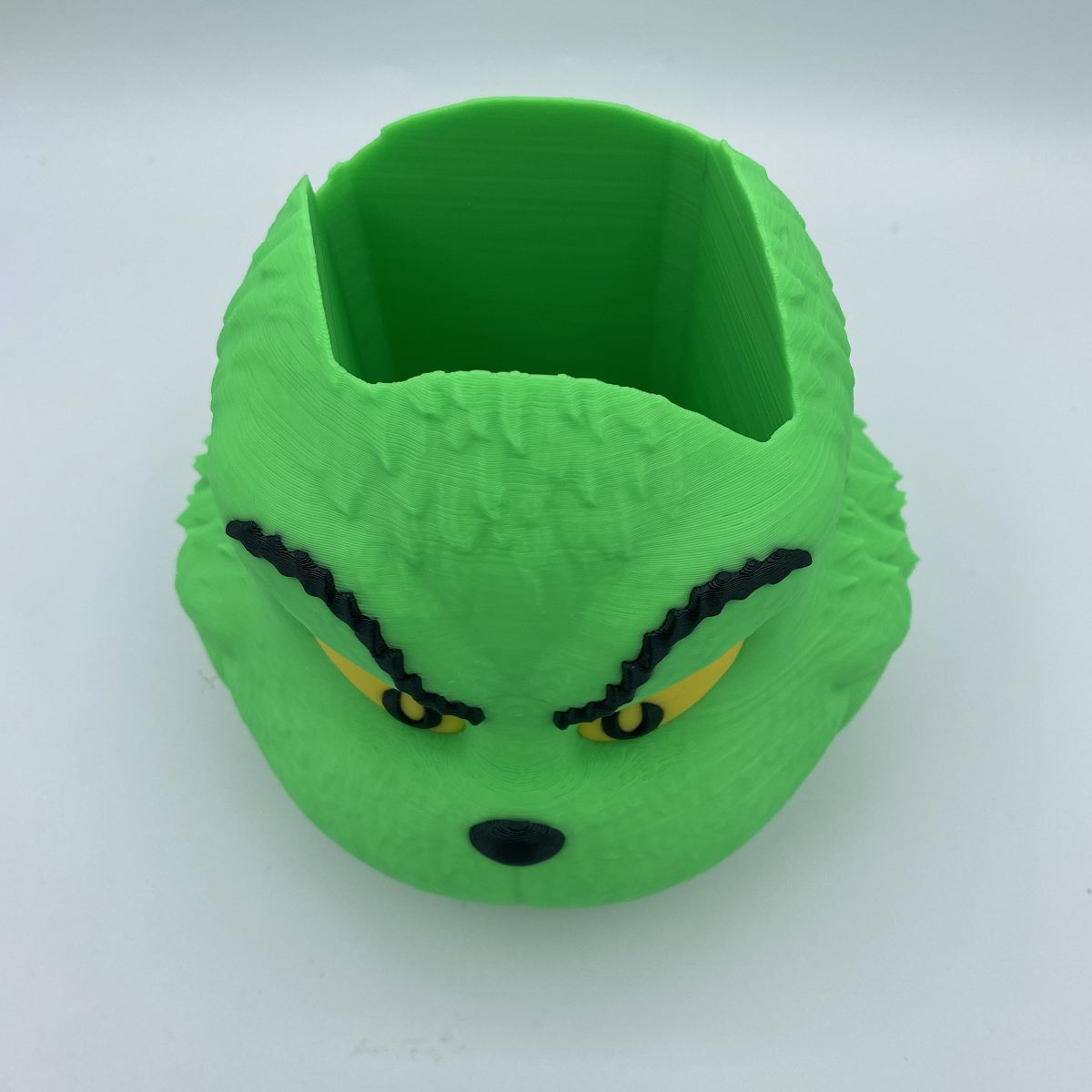 Grinch Bust BBW soap holder 3D printed Christmas decor