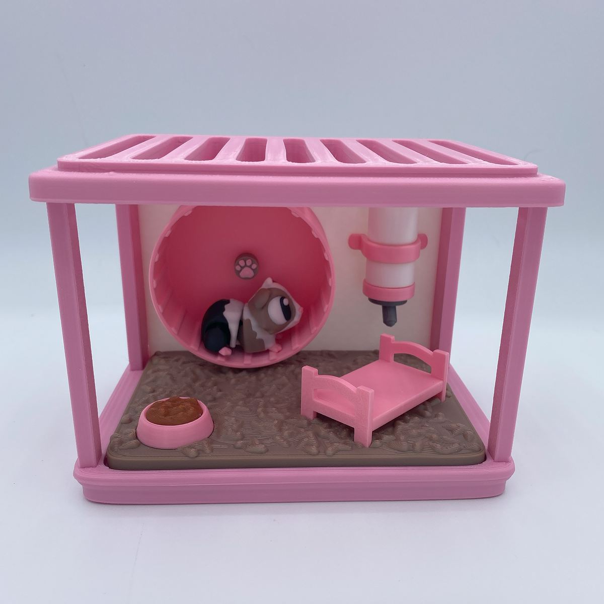 Guinea Pig Cage with a Guinea Pig 3D print