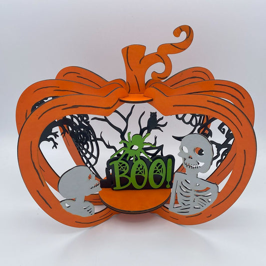 Halloween 3D Pumpkin Decorative Display