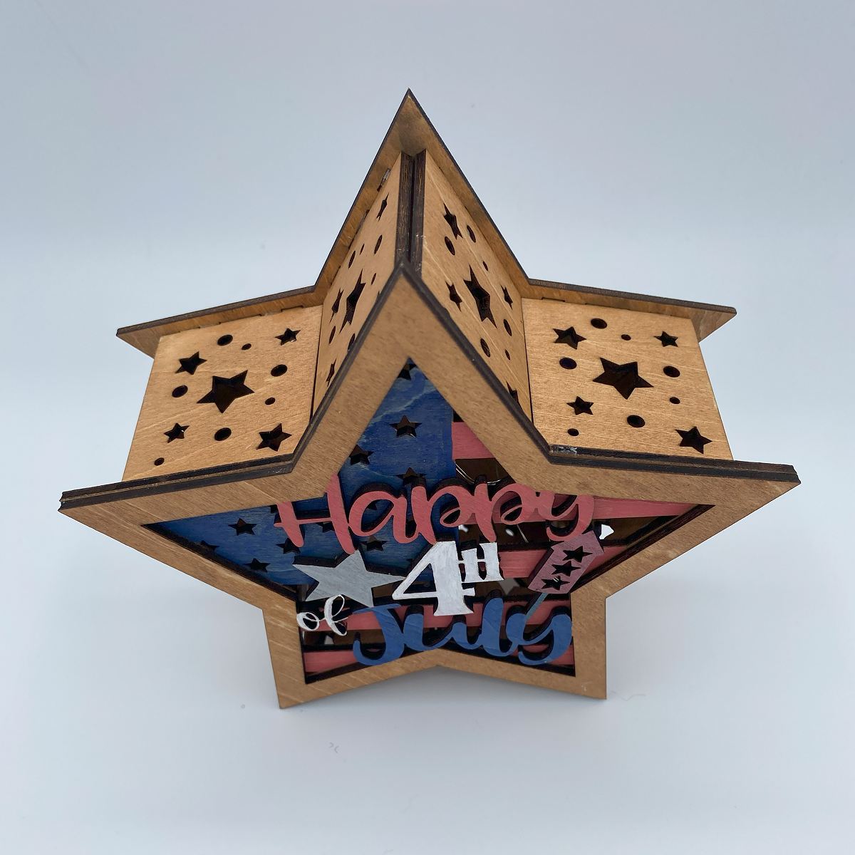 USA Themed Star shape led Lanterns