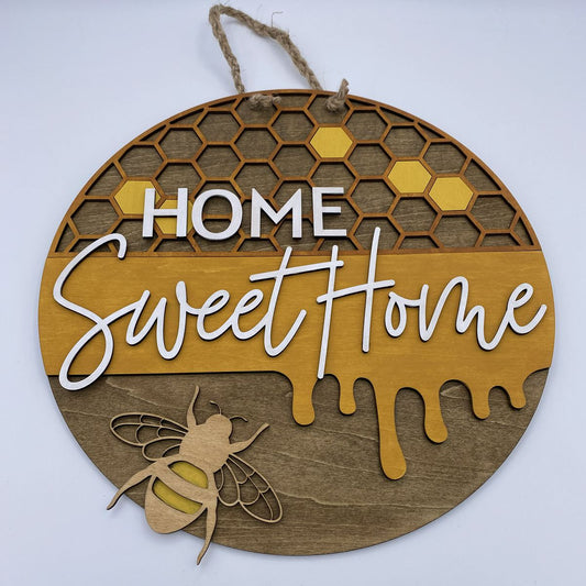 Home Sweet Home Door Sign