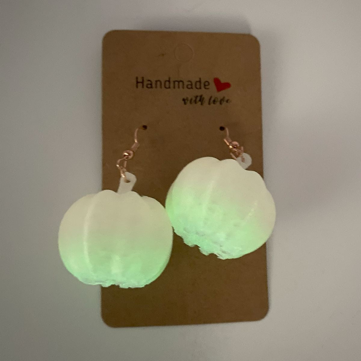 Halloween Jack-o-Lantern 3D Earring Set