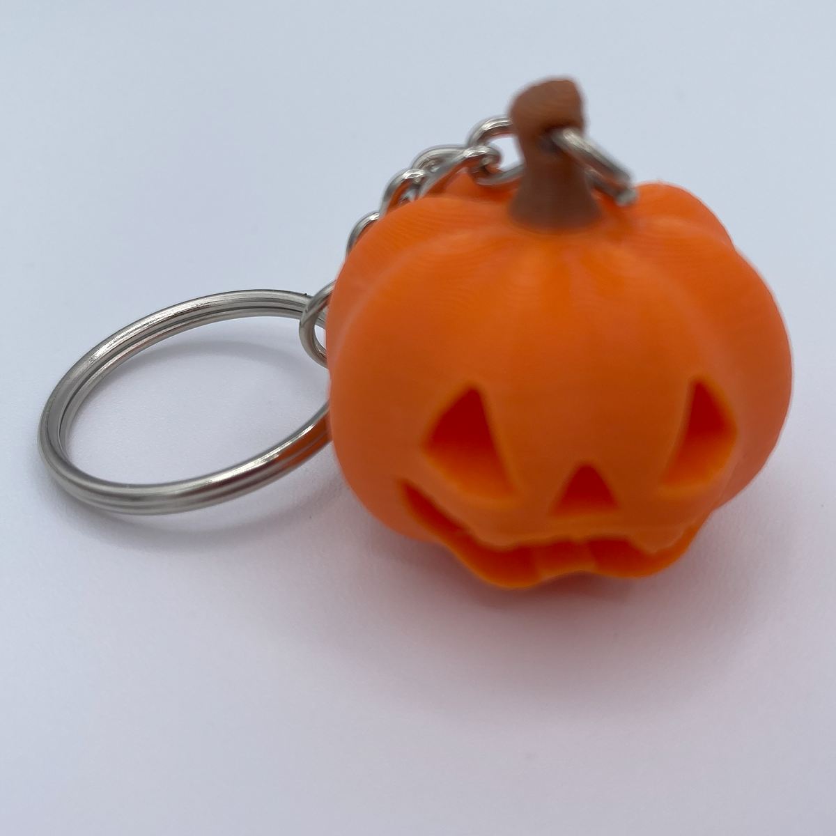 Jack-o-Lantern Keychain or Zipper Pull