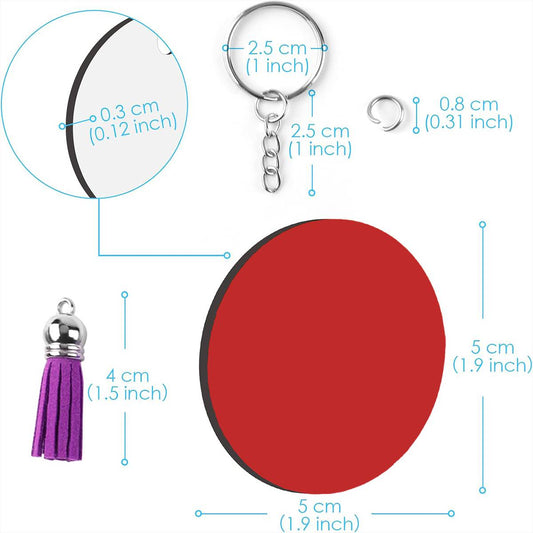 Majestic Tigers Round Keychain - keychain