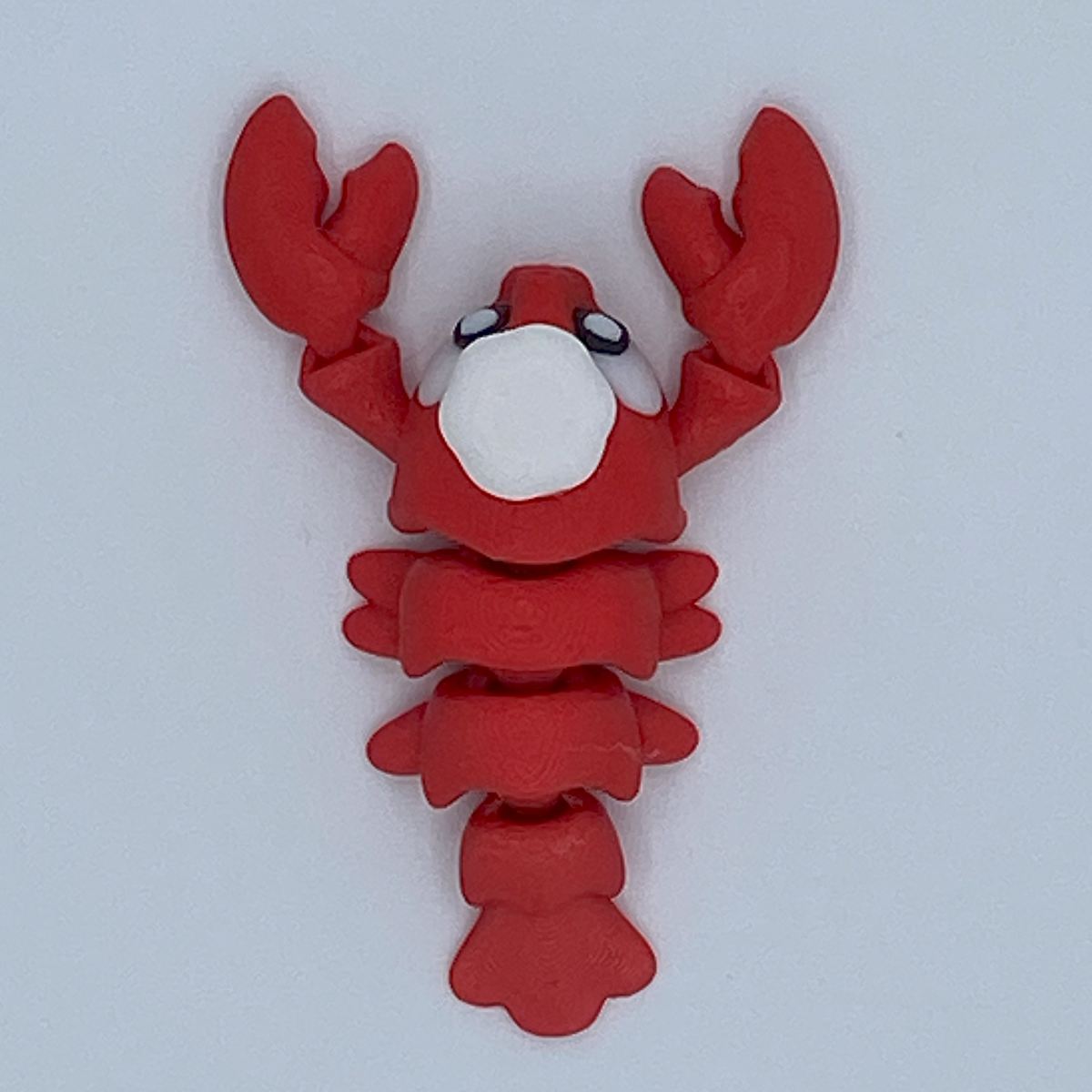 Red lobster chef on a white background