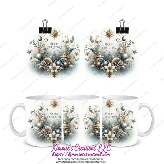 Vintage Merry Christmas design Mug - mug