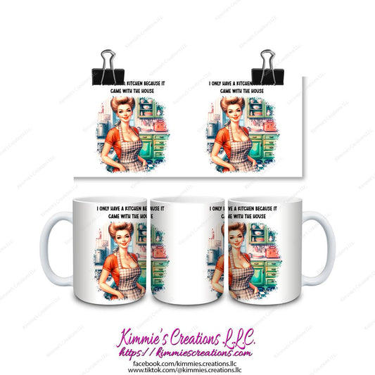 Sarcastic Retro Housewife Mugs - mug