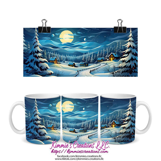 Several Christmas Designs on Mugs - mug