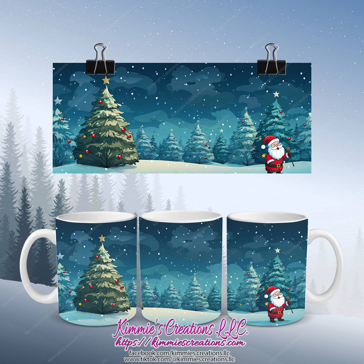 Several Christmas Designs on Mugs - 03 / 11 oz - mug