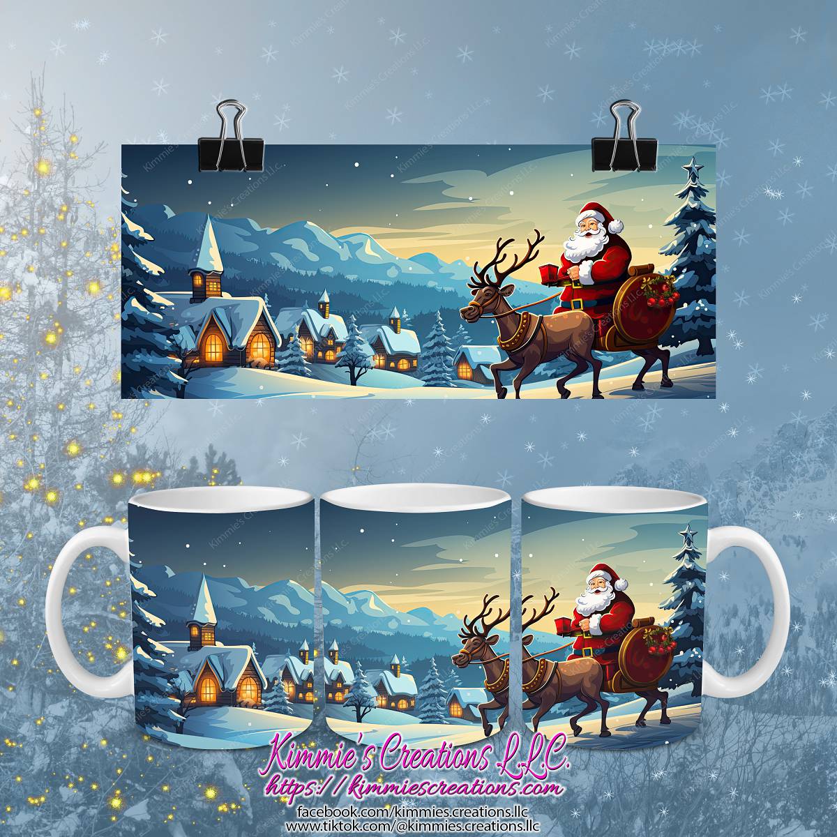 Several Christmas Designs on Mugs - 04 / 11 oz - mug