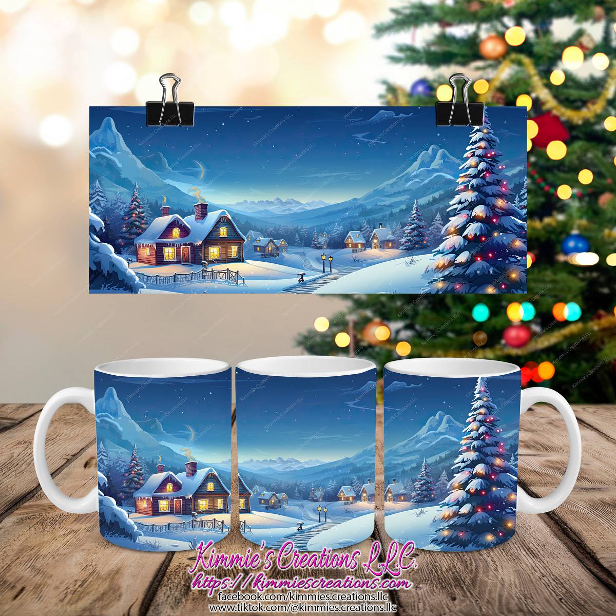 Several Christmas Designs on Mugs - 08 / 11 oz - mug