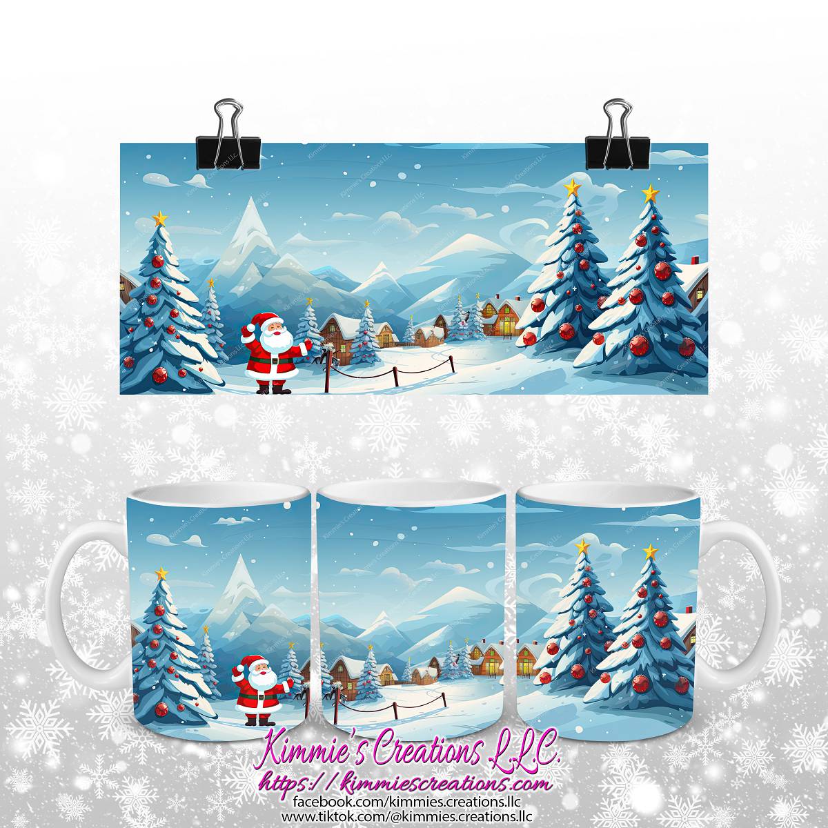 Several Christmas Designs on Mugs - 13 / 11 oz - mug