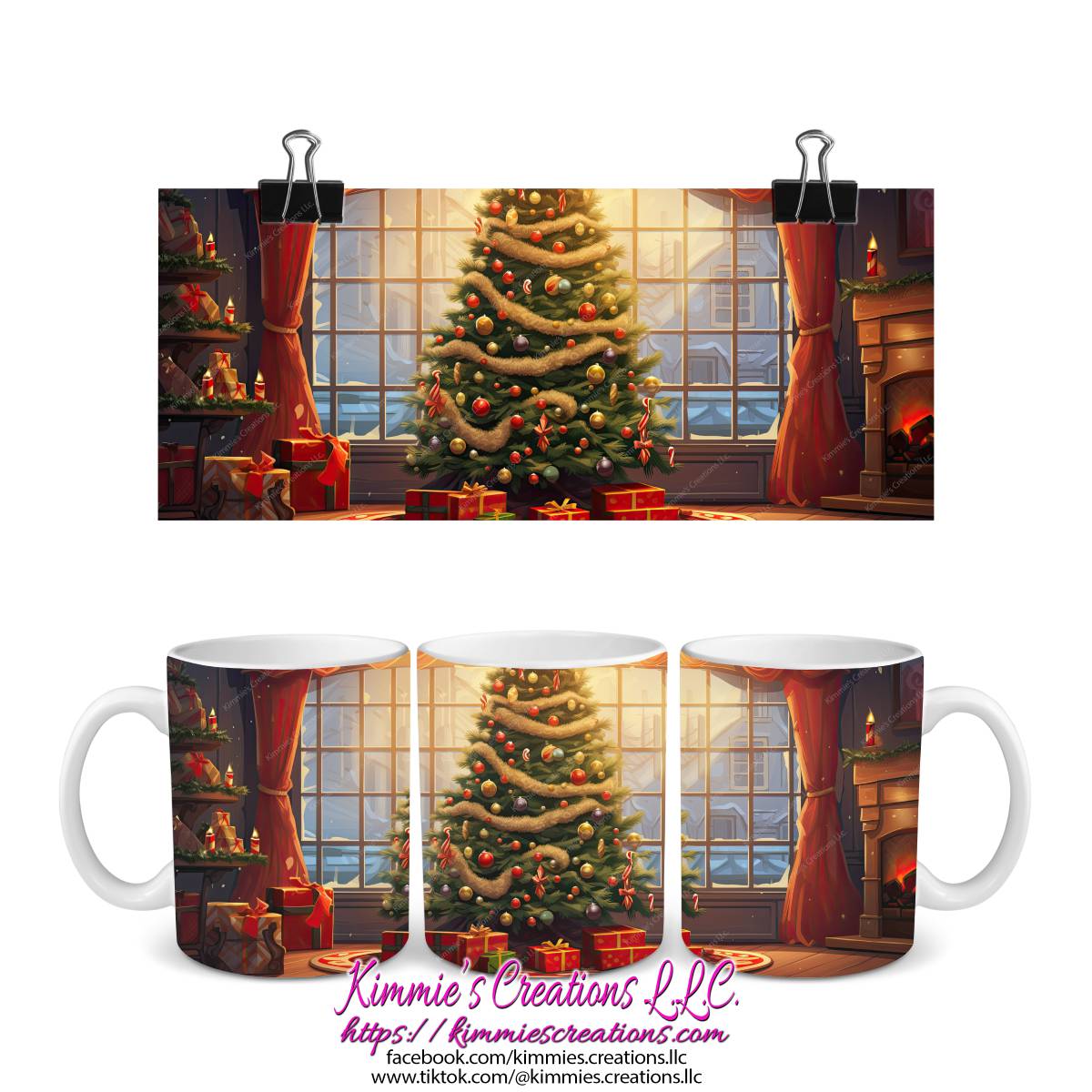 Several Christmas Designs on Mugs - mug