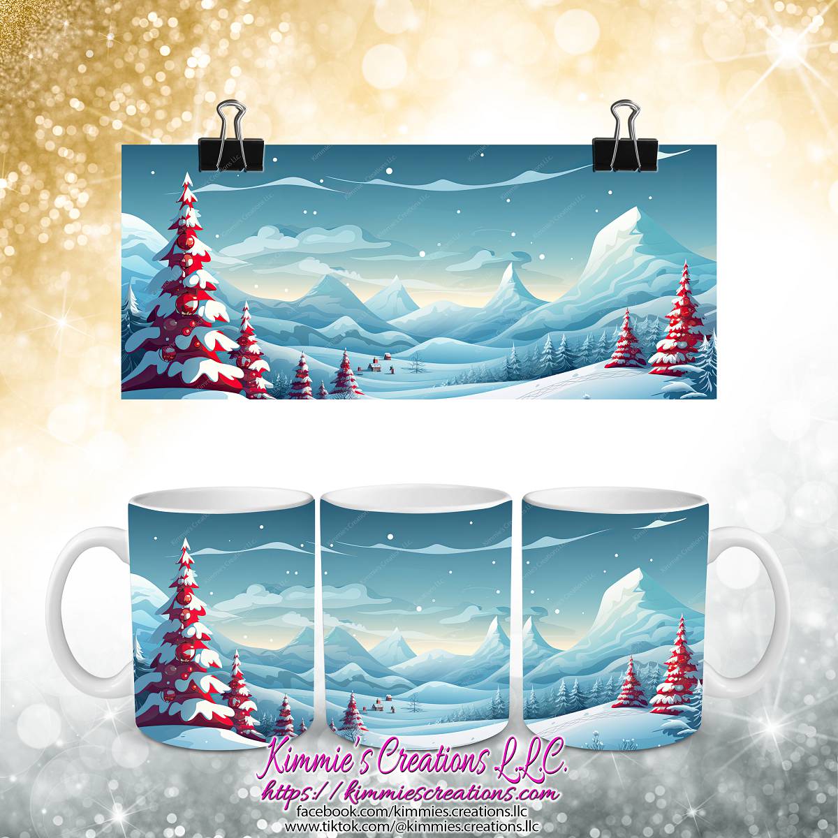 Several Christmas Designs on Mugs - 17 / 11 oz - mug