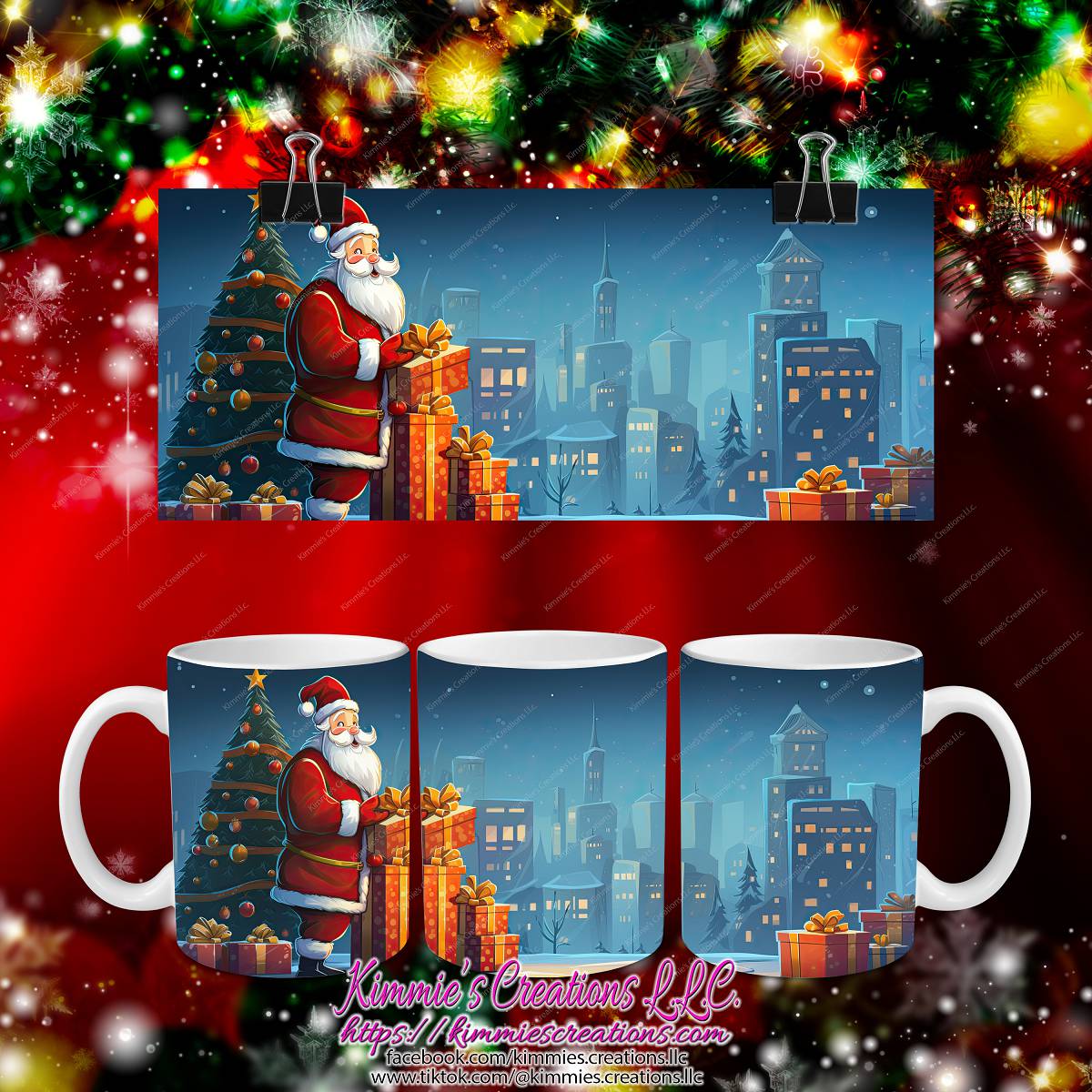 Several Christmas Designs on Mugs - 18 / 11 oz - mug