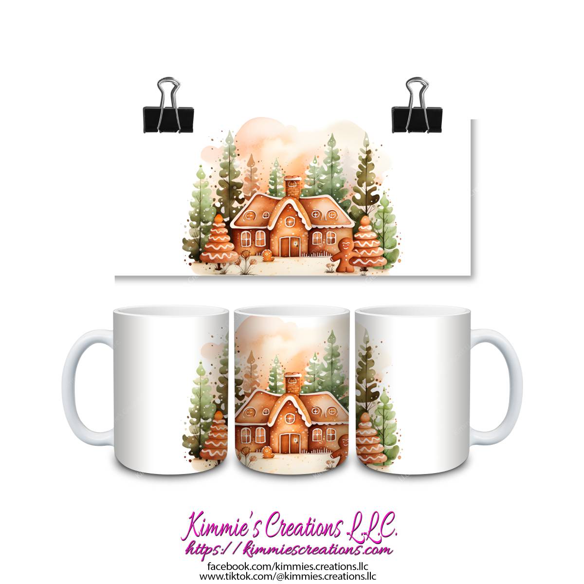 Gingerbread House Mugs - Kimmie's Creations L.L.C.