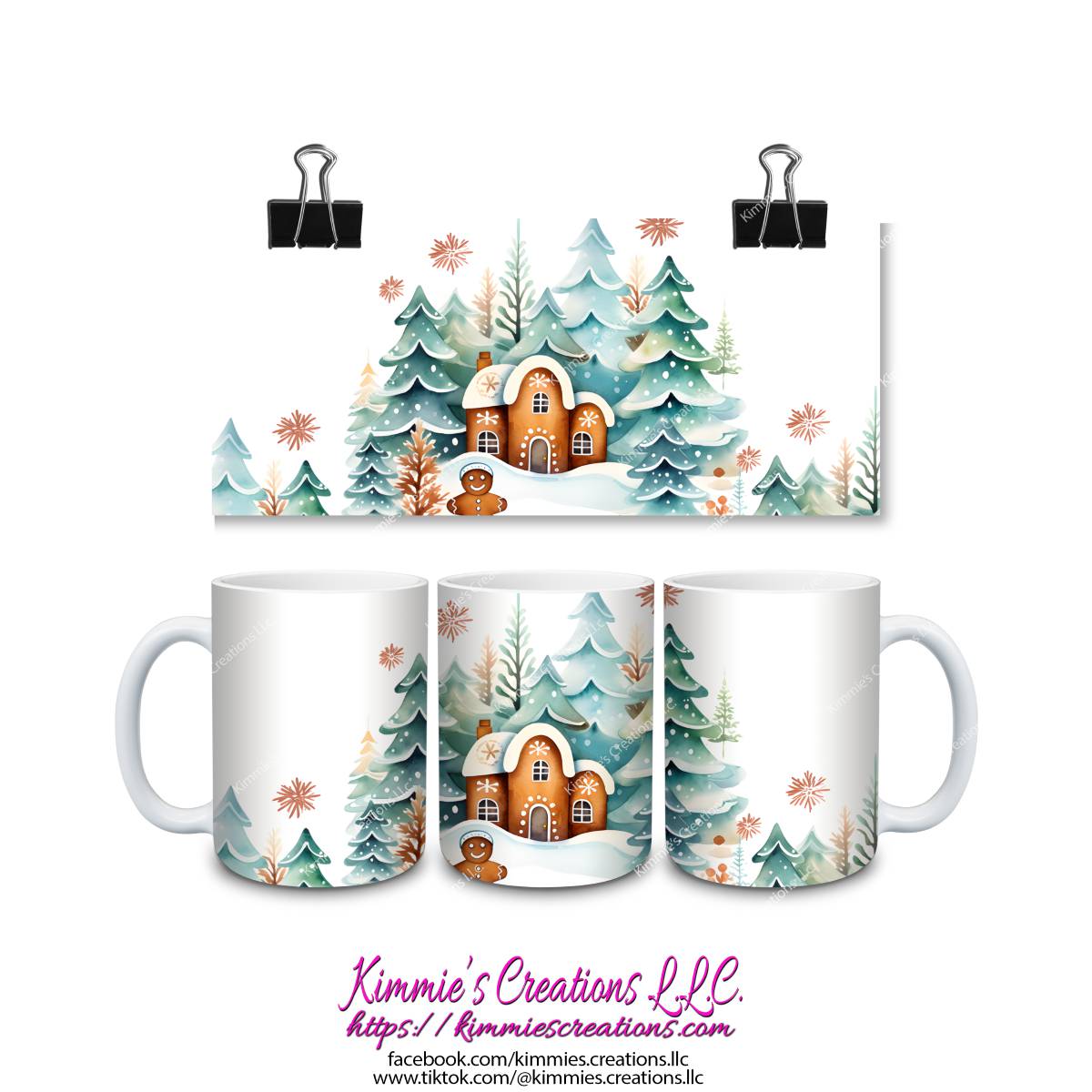 Gingerbread House Mugs - Kimmie's Creations L.L.C.
