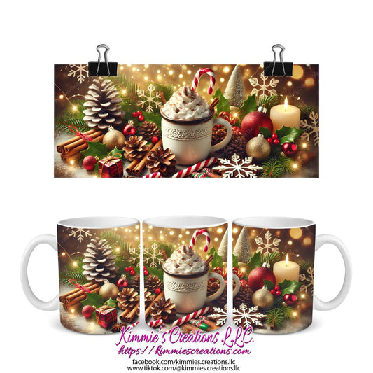 Hot Cocoa Christmas Mug - mug