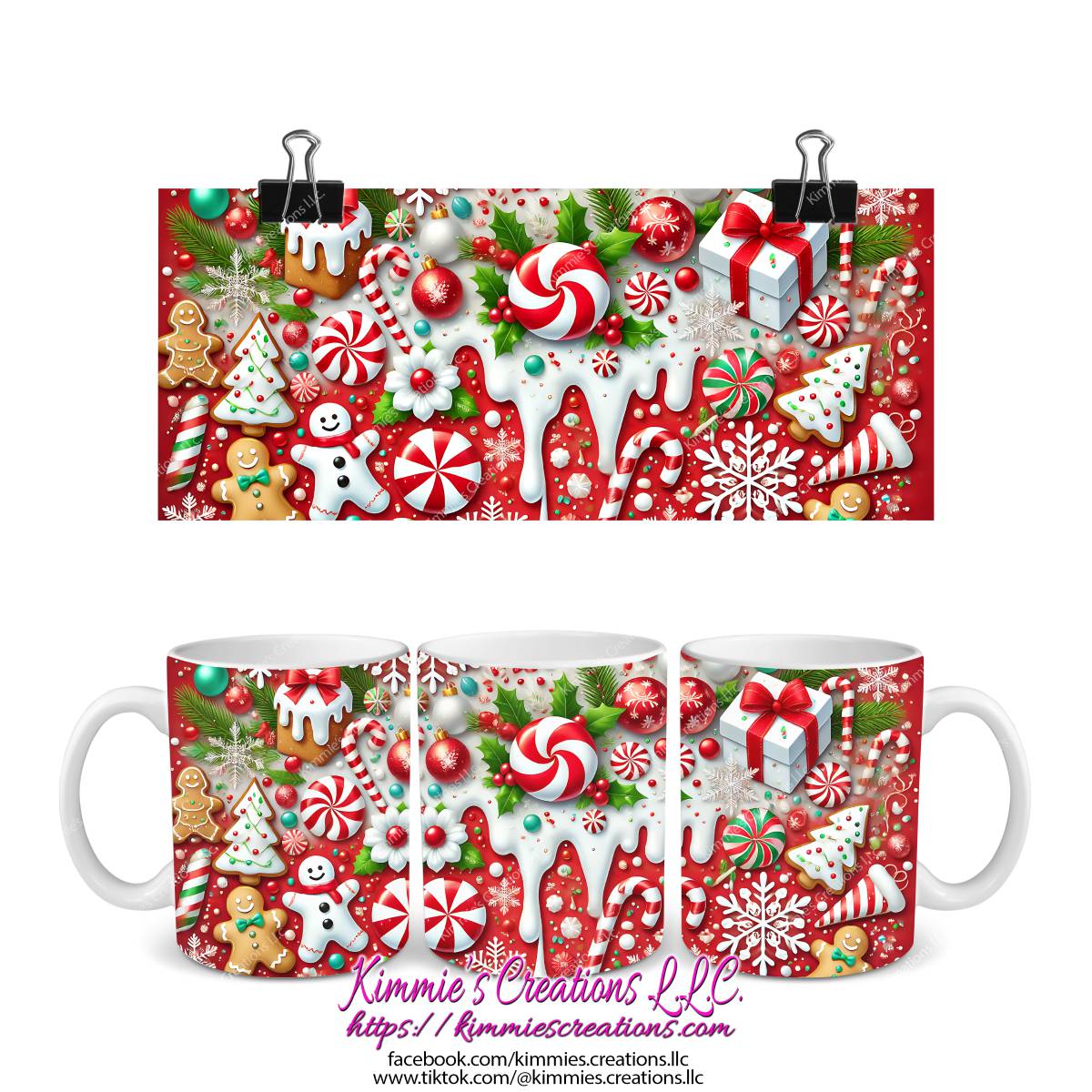 Christmas Candies Mug - Kimmie's Creations L.L.C.