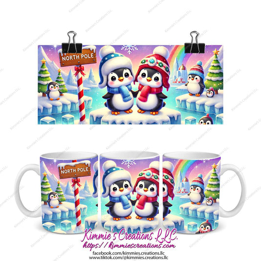 North Pole Penguins Mug - mug